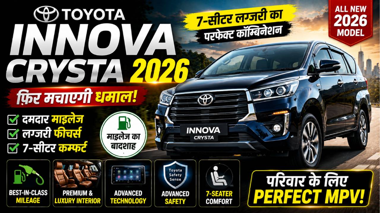 Toyota Innova Crysta 2026