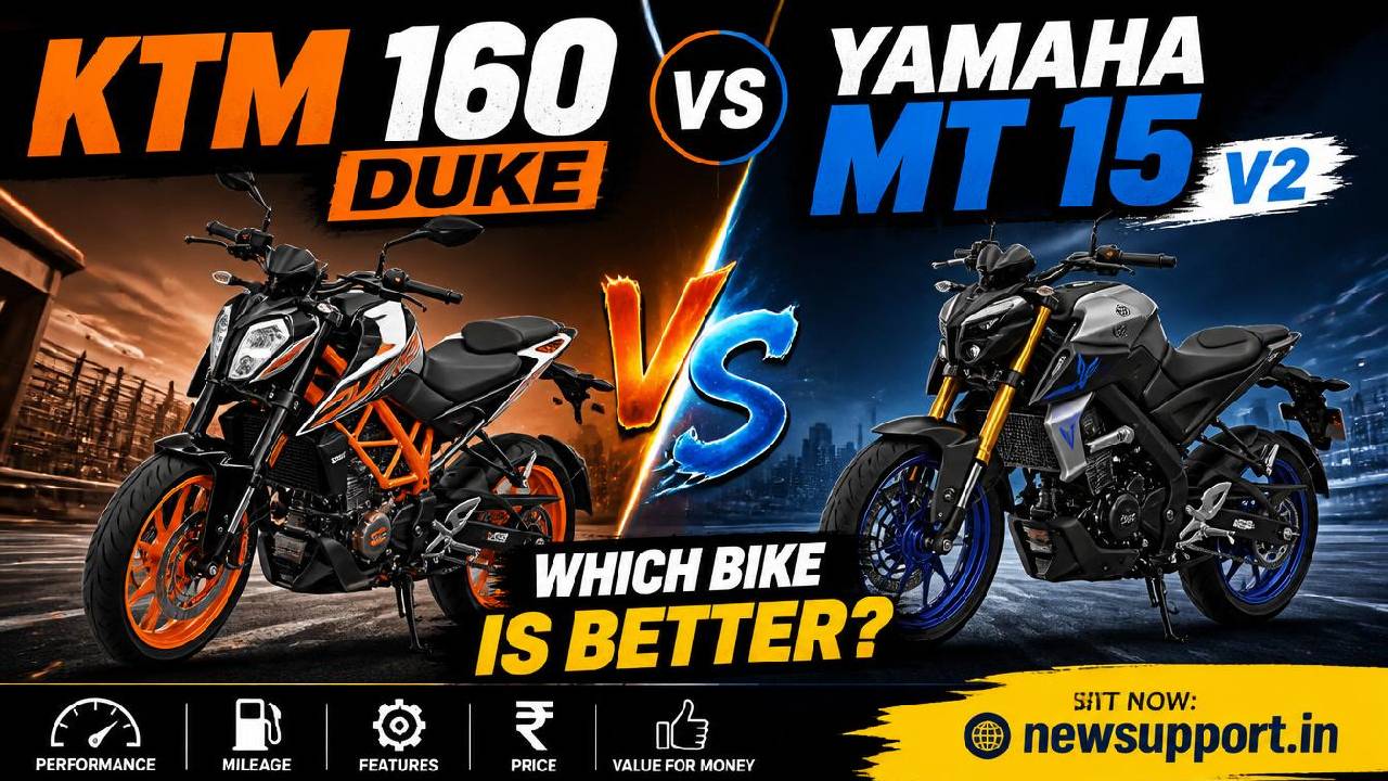 KTM 160 Duke vs Yamaha MT 15 V2