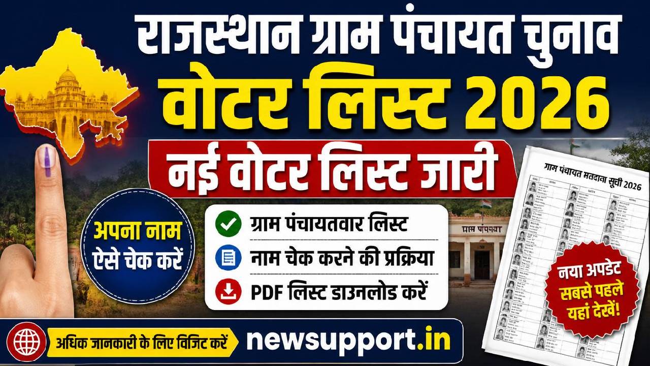 Rajasthan Gram Panchayat Chunav Voter List 2026
