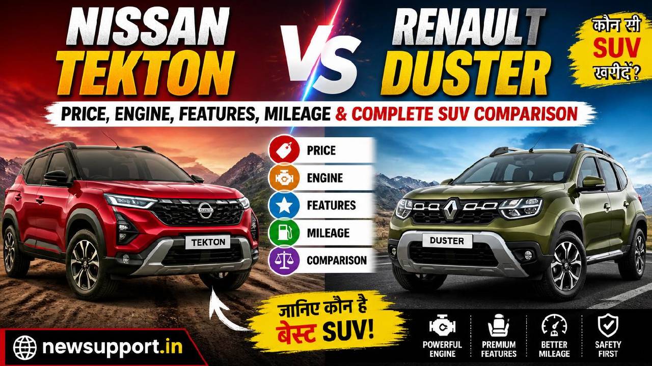 Nissan Tekton vs Renault Duster Price Features Comparison